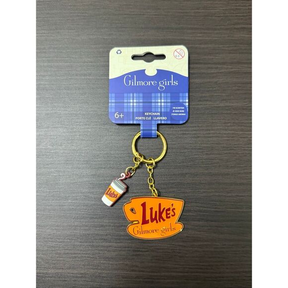 GLGTB0003-  Loungefly Gilmore Girls Luke\'s Diner Multi-Charm Scented Keychain